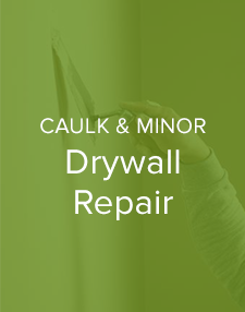 Caulk and Minor Drywall Repair - A New Look